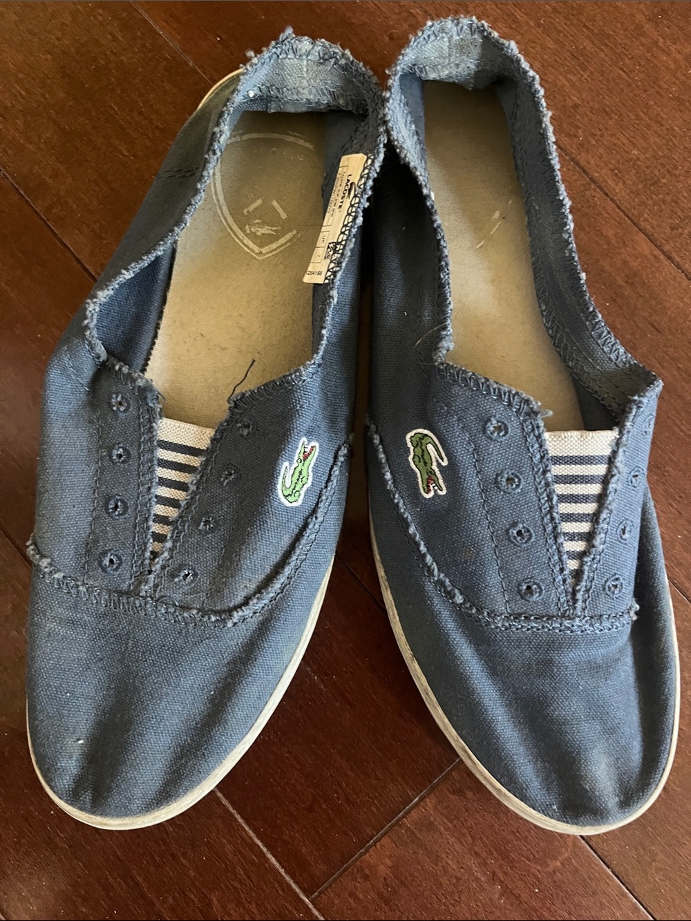 Canvas Slip-On Shoes in Blue - Casual Comfort